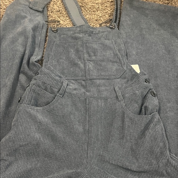 Thread & Supply Pants - Thread & Supply Gray Corduroy Jumpsuit